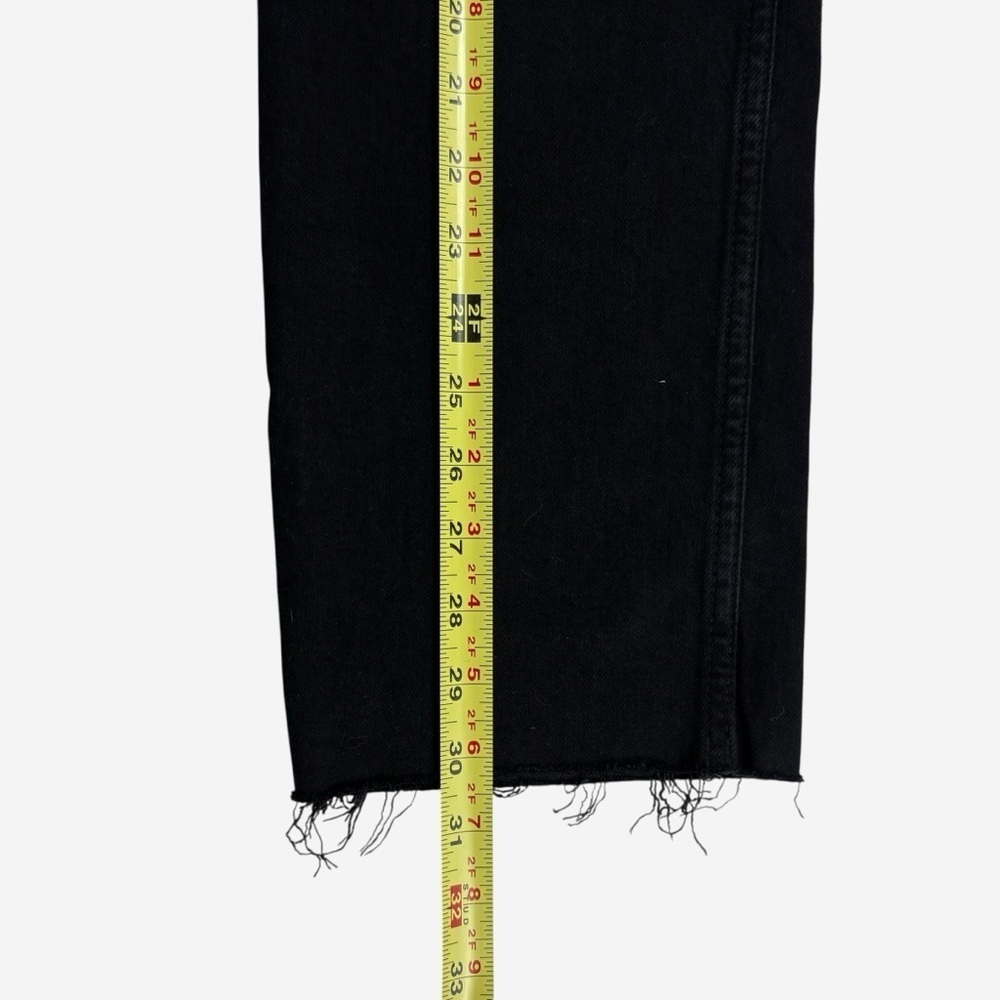 NWT GAP Mid Rise Vintage Slim Jeans • Black Rinse • Raw Hem • Tall 32/14 - Picture 11 of 15